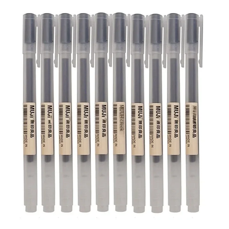 Muji Stationery Gel Pen - 6/8 Teile/satz MUJIs Gel Stift Schwarz/Rot/Blau