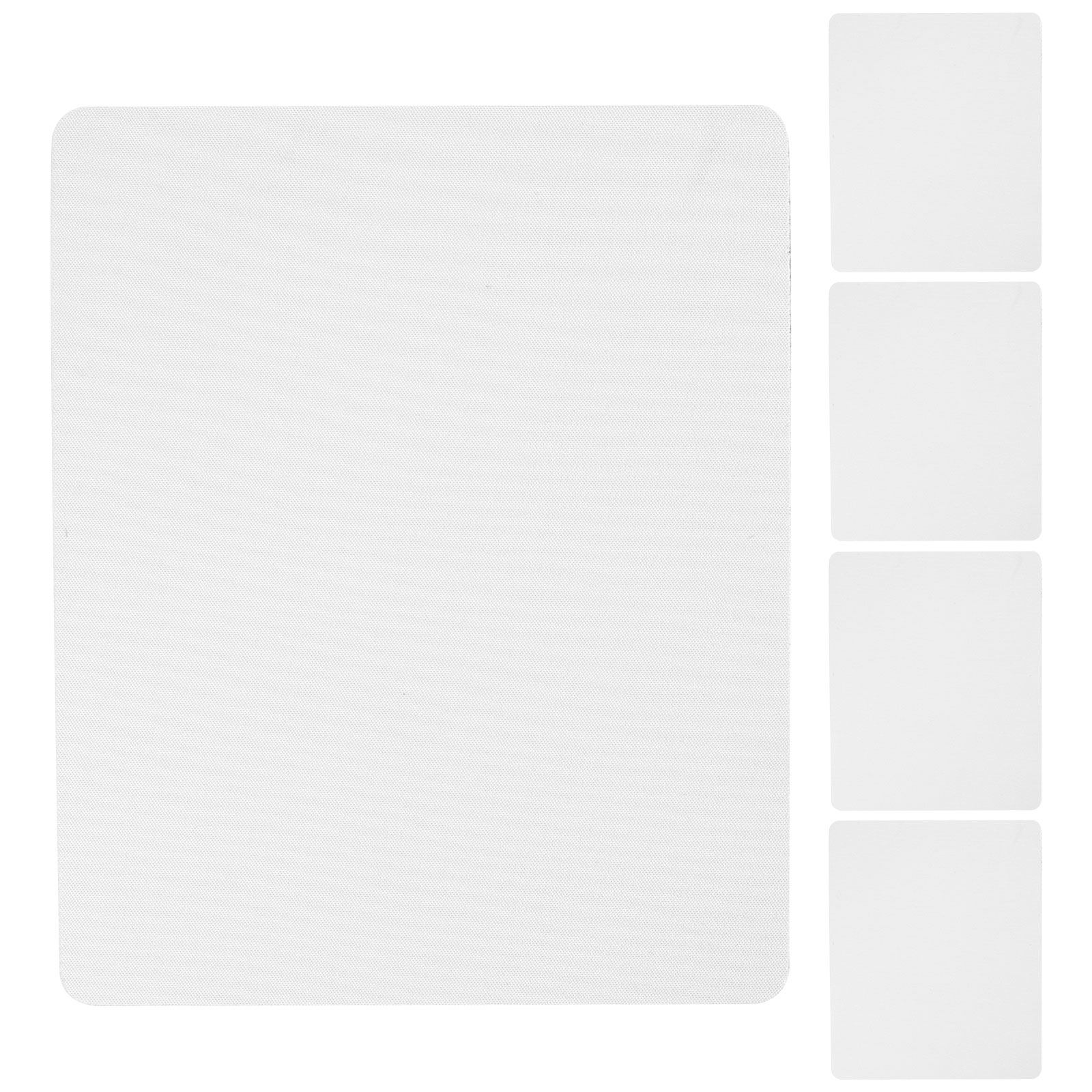 Mouse Pad Blank Sublimation - 5 Stück Leere Sublimations-Mauspads mit Premium-Gummibasis,
