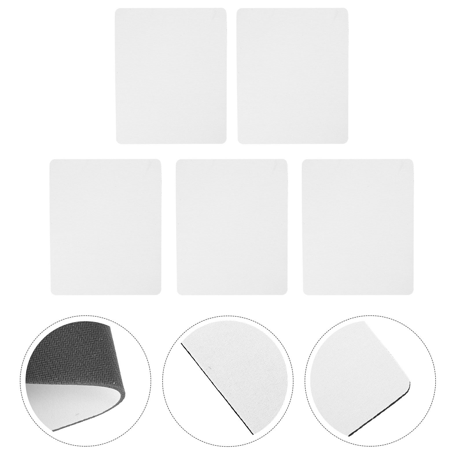 Mouse Pad Blank Sublimation - 5 Stück Sublimations-Mauspads, rutschfeste Gummi-Schreibtischunterlage, große