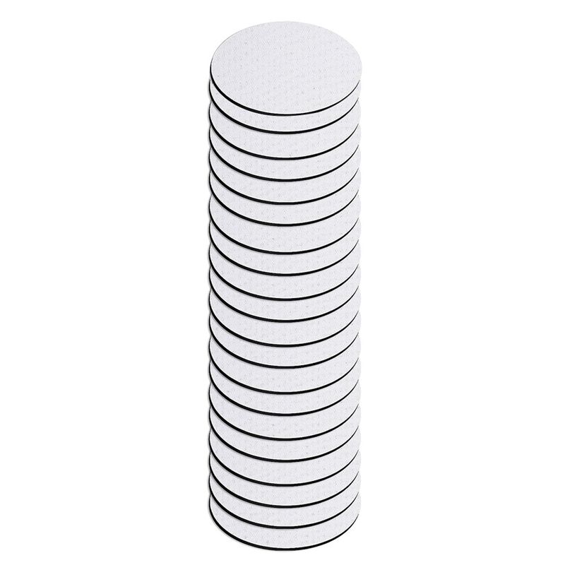 Coaster Sublimation Blank - AB46-Sublimations-Untersetzer, runde Sublimations-Becherunterlagen für den Wärmeübertragungsdruck,