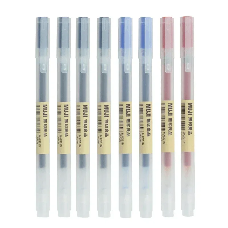 Muji Stationery Gel Pen - 6/8 Teile/satz MUJIs Gel Stift Schwarz/Rot/Blau