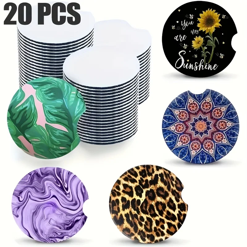 20 stücke sublimierte leere Un – Coaster Sublimation Blank Bewertung und Preis