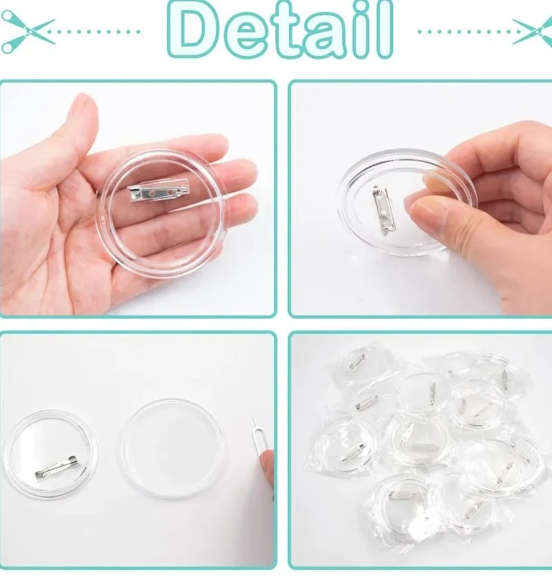 30 Stück Acryl-Rohlinge für Bu – Button Badge Blank Bewertung und Preis