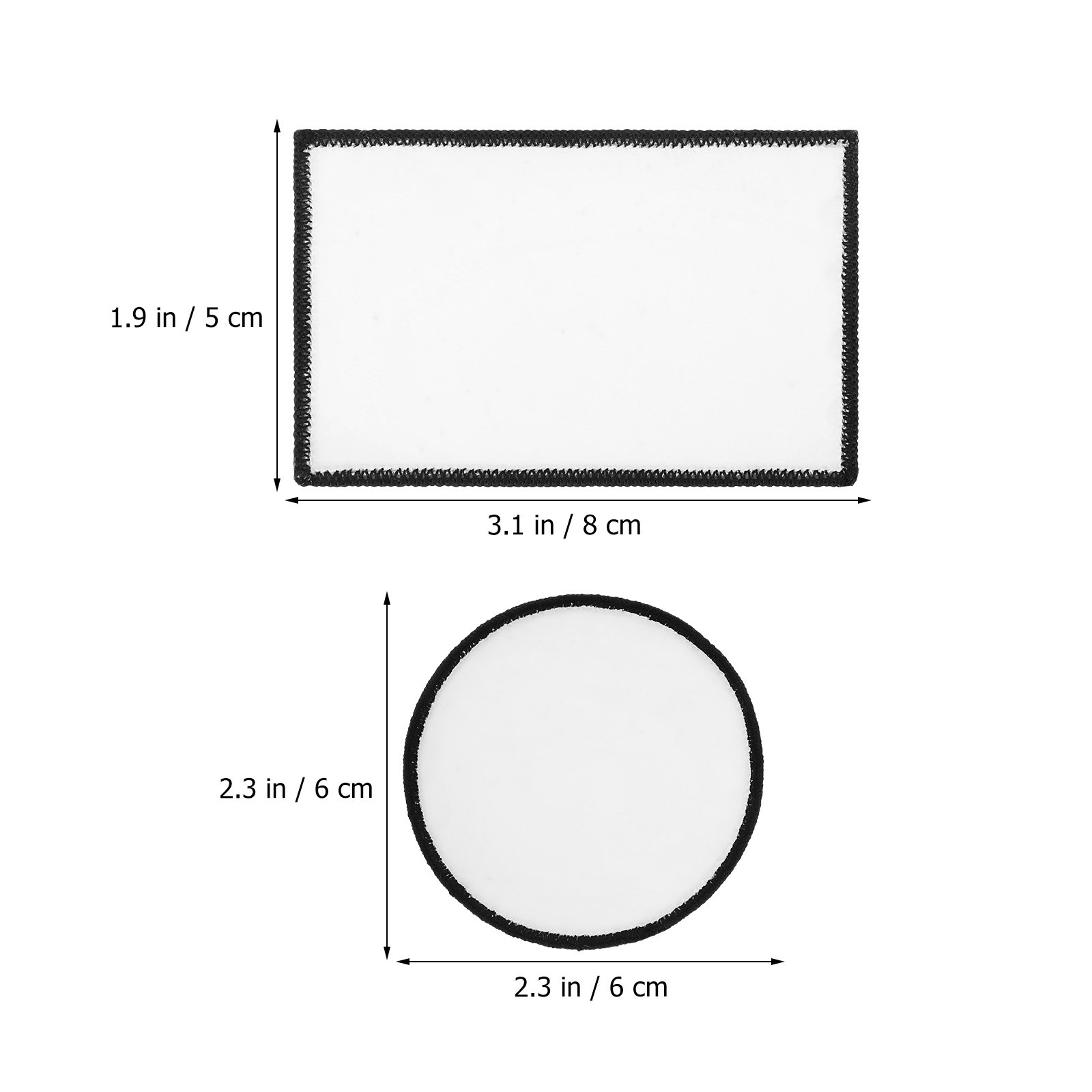30 Stück Polyester-Leerpflaste – Hat Sublimation Blank Bewertung und Preis