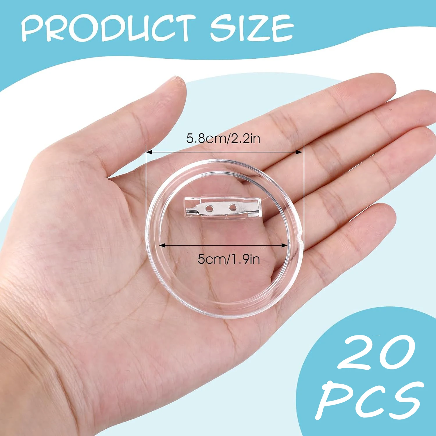 5–20 Stück Knöpfe, Rohlinge mi – Button Badge Blank Bewertung und Preis