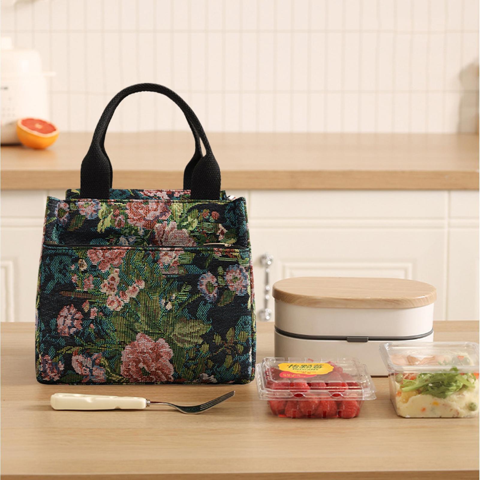Isolierte Lunchtasche mit Blum – Tote Bag Sublimation Bewertung und Preis