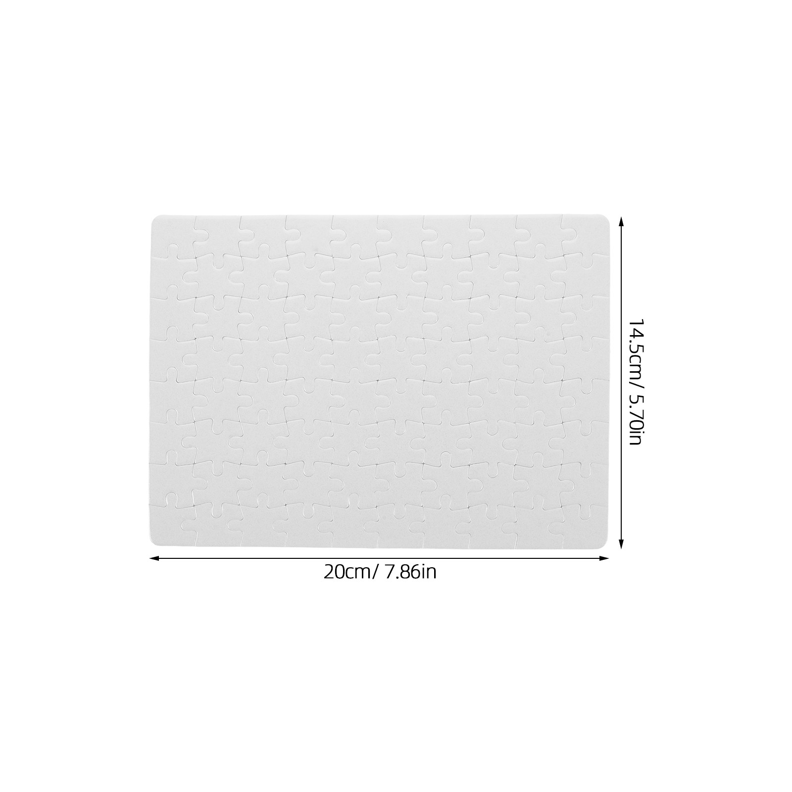 4 Blatt Leere Weiße Puzzle-Pla – Puzzle Blank White Bewertung und Preis