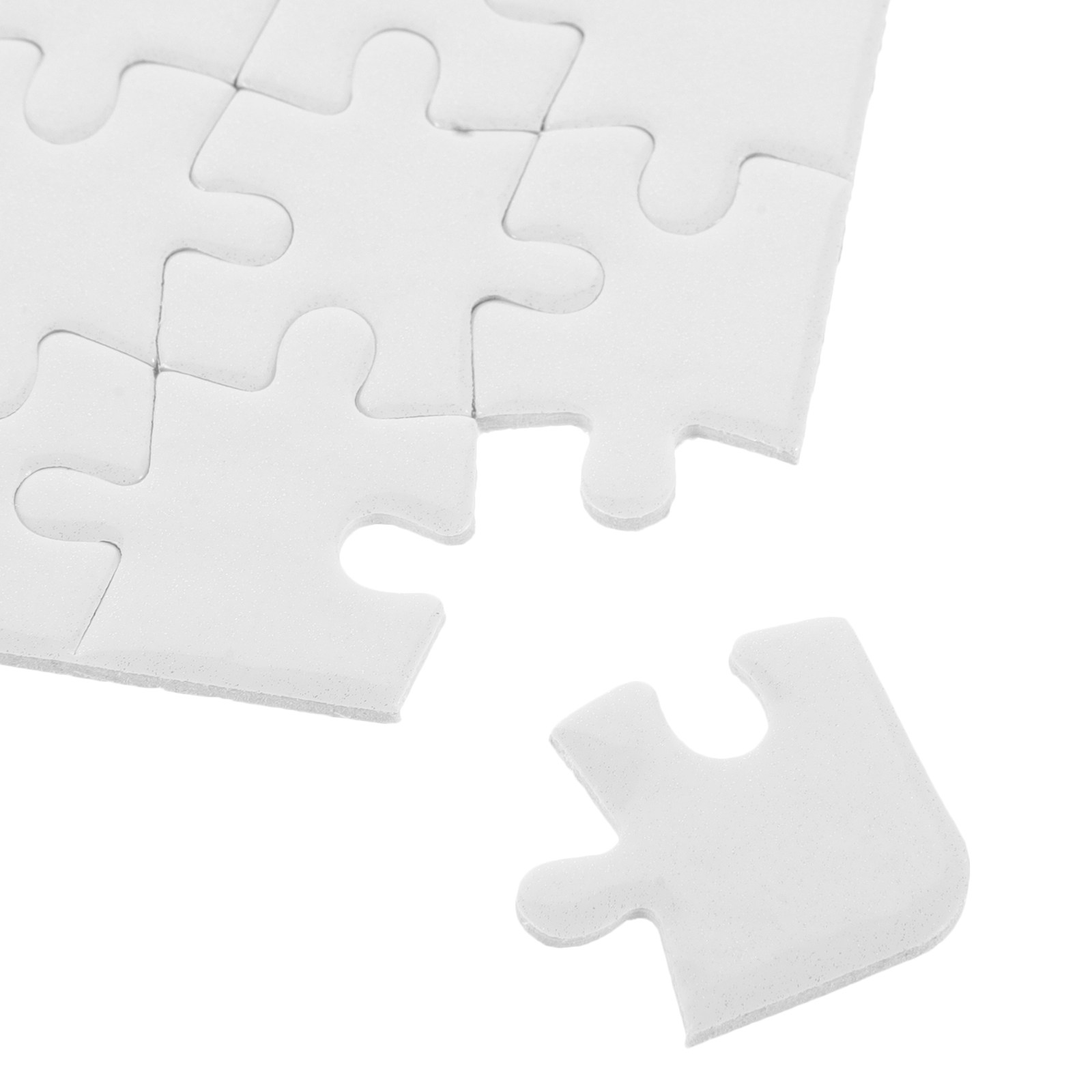 4 Blatt Leere Puzzleteile Weiß – Puzzle Blank White Bewertung und Preis