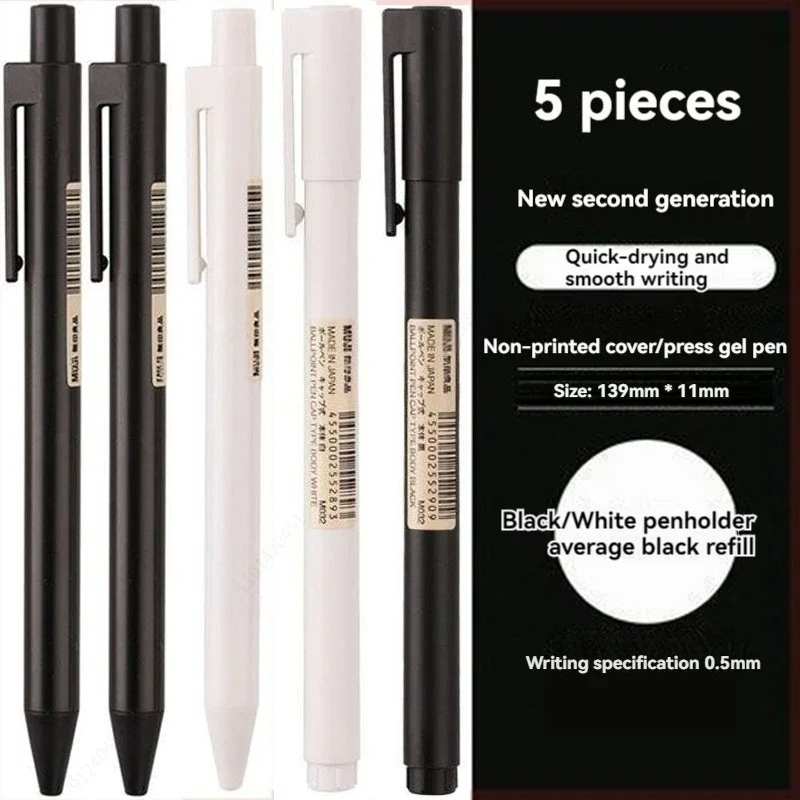 0,5mm Schwarze Kugelschreiber  – Muji Stationery Gel Pen Bewertung und Preis