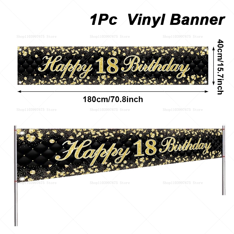 Alles Gute zum 18. Geburtstag  – Yard Sign Blank Bewertung und Preis