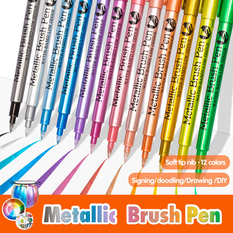 1pc Farben Metallic Wasserdich – Copic Marker Sketch Bewertung und Preis