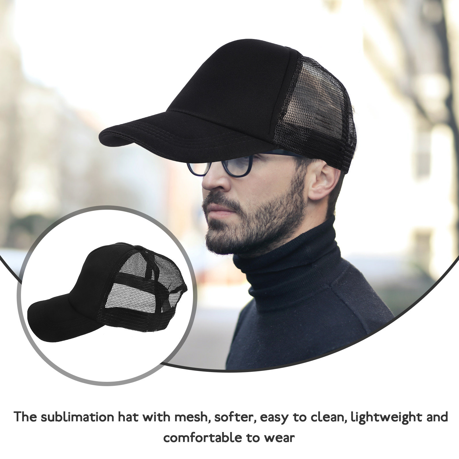 10 Stück Atmungsaktive Mesh-Su – Hat Sublimation Blank Bewertung und Preis