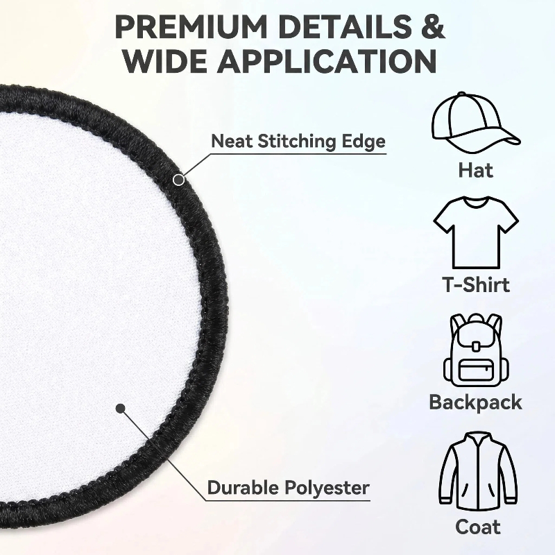 40 Stück Sublimations-Patches  – Hat Sublimation Blank Bewertung und Preis